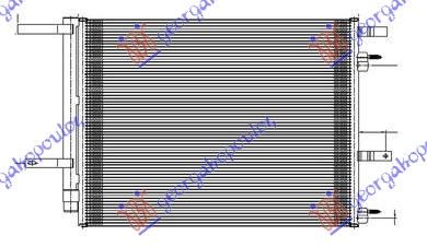 Hladnjak klime 2.5 benzin (60×43,4×16)