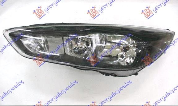 Far električni crni (H7/H15)(E)(S MOTOROM) (DEPO)