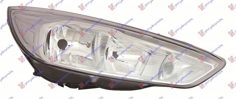Far električni (H7/H1) s LED dnevnim svjetlom (E) s motorom (DEPO)