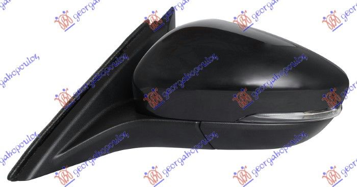 Retrovizor električni (GRIJANI) (U PRIMERU)  (S ŽMIGAVCEM) 6 pin (PREMIUM KVALITETA) (KONVEKSNO STAKLO)