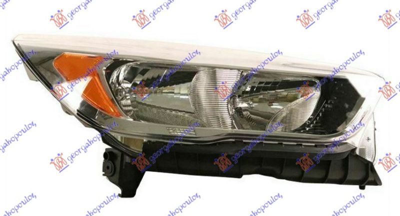Far električni (H15, H7, W5W) s drl (S MOTOROM) (E) (DEPO)