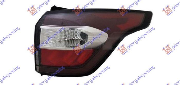 Štop lampa vanjska zatamnjena LED -18 (E)