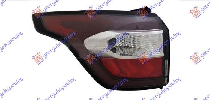 Štop svjetlo vanjska strana smoked LED -18 (E)