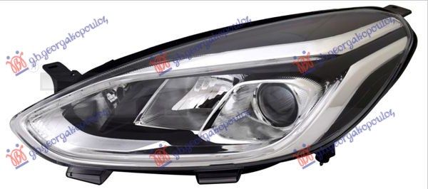 Far električni  (H7/H1) (ŽMIGAVAC)(LED DNEVNO SVJETLO) (S MOTOROM) (E) (TYC)