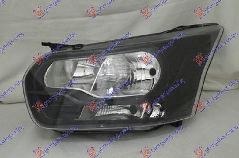 Far električni  (H7/H15) (CRNI) (E) (TYC)