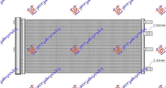 Hladnjak klime 2.0-2.2 tdci dizel auto (750×352) rwd-4wd