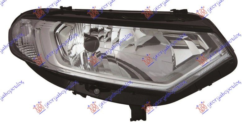 Far električni (H4) s LED dnevnim svjetlom (E) (TYC)