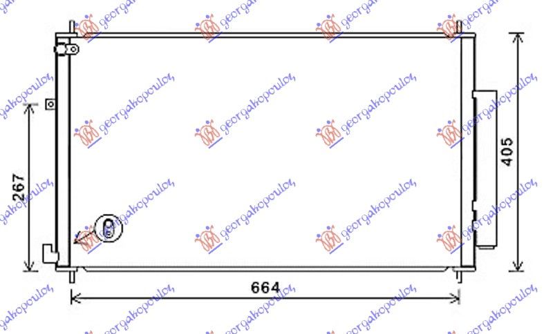 Hladnjak klime 1.6-2.2 i-dtec dizel (665×390×16)