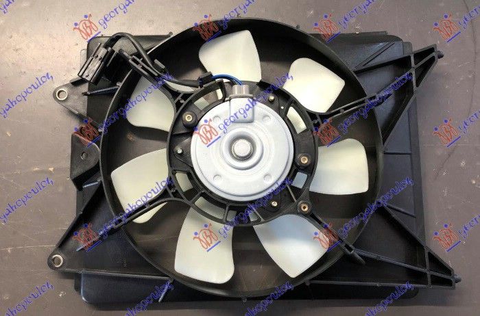 Ventilator klime komplet (BENZIN) (280MM) (2 PIN)