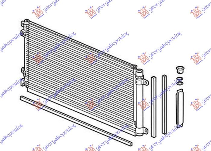 Hladnjak klime 1,0-1,5 vtec benzin (665×305×12)