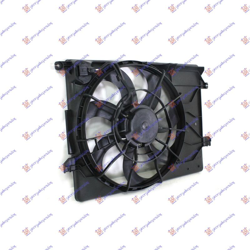 Ventilator hladnjaka komplet jednini benzin (465 MM) (3 PINA)