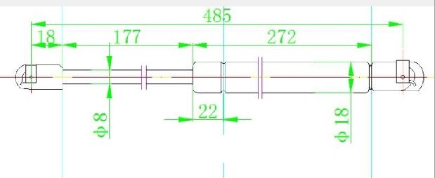 Amortizer gepeka (485L-560N)