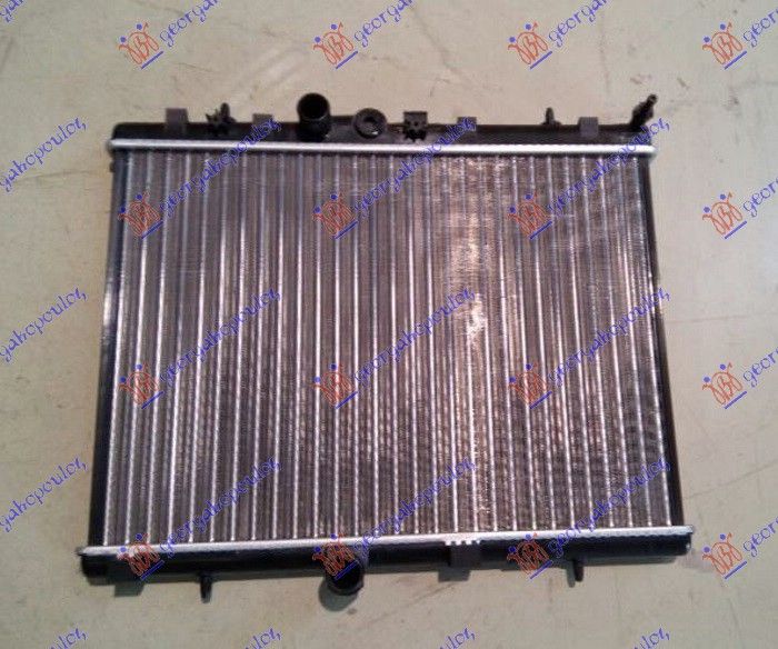Hladnjak motora benzin-dizel (38X55X1,8) s nosačem ventilatora