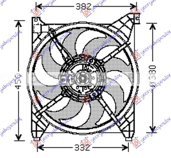 Ventilator komplet  benzin