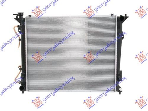 Hladnjak motora benzin (63,5X48) m/a