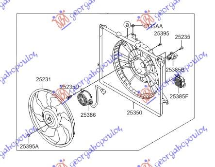 Ventilator komplet  benzin