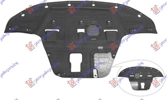 Zaštita ispod motora plastična (1.6 TURBO BENZIN)