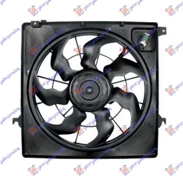 Ventilator hladnjaka komplet jednini benzin-dizel (460 MM) (3 PINA)