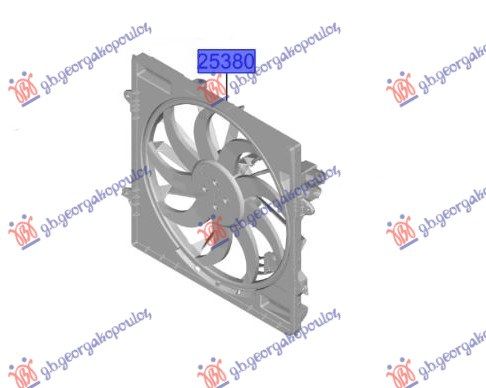 Ventilator hladnjaka komplet 1.6 benzin-hybrid