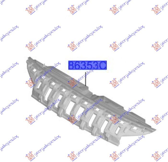 Poklopac plastični  gornji veznog lima (O)