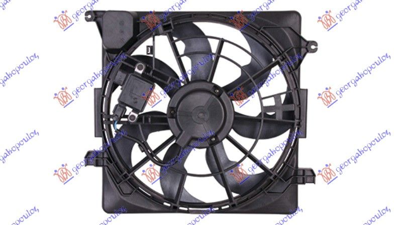 Ventilator komplet 1.6  benzin