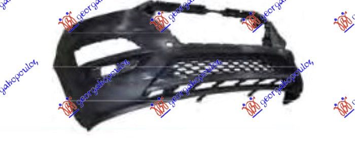 Prednji branik sa fiksnom rešetkom i spojlerom (S OTVORIMA ZA LAJSNE)