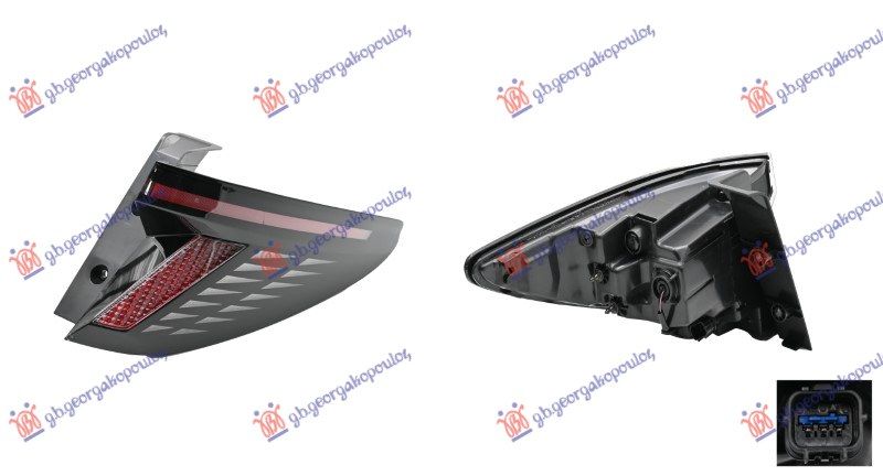 Štop lampa vanjska full LED (EXPORT TIP, RUSKA TVORNICA)