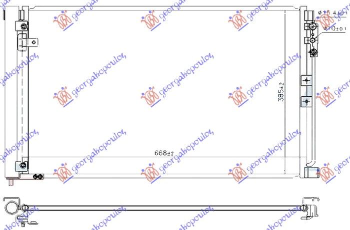 Hladnjak klime 2.0 t benzin - 2.2 d dizel (640×380×12)