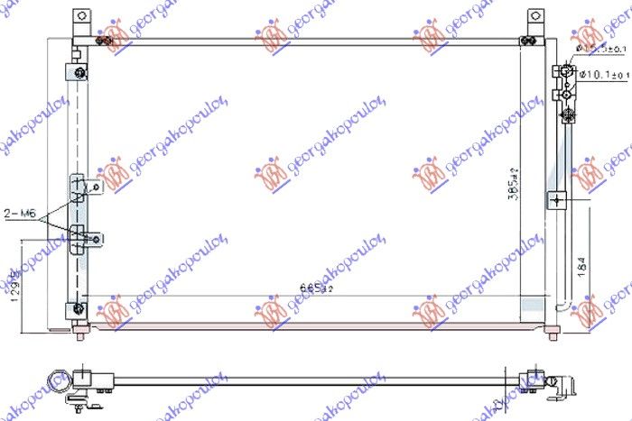 Hladnjak klime 3.5 benzin / hibrid (635×390×12)