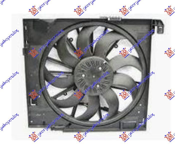 Ventilator hladnjaka komplet 3.0 dizel