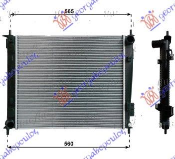 Hladnjak motora 1.6 crdi dizel ručni (480X415X16)