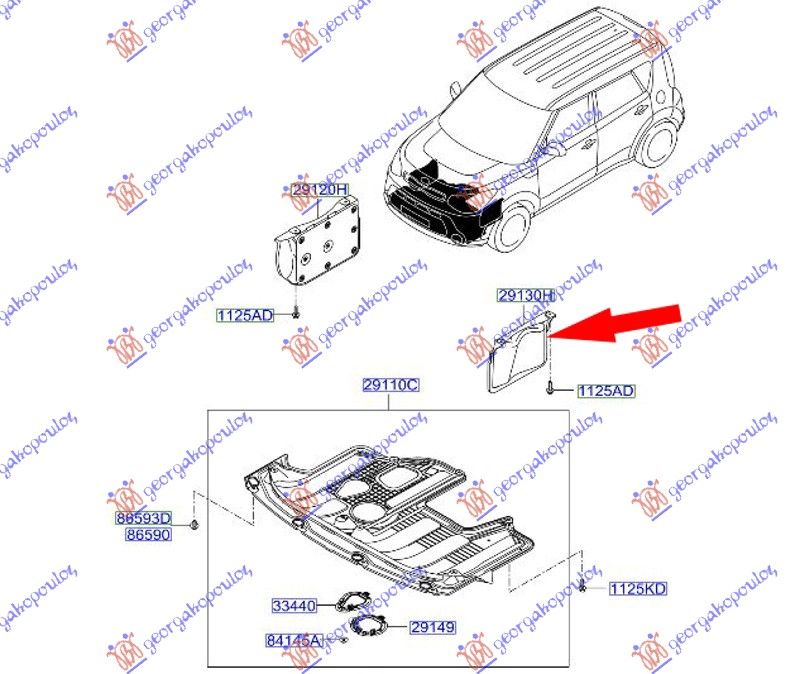Zaštita motora (PLASTIČNA)