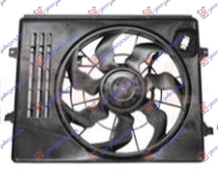 Ventilator hladnjaka komplet jednini 1.6-2.0 gdi benzin (3 PINA)