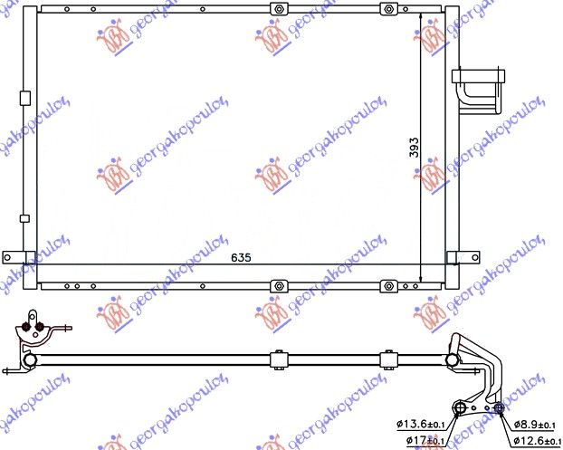 Hladnjak klime 2.0 crdi (59×38,3×18)