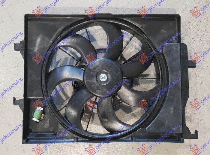 Ventilator hladnjaka komplet jednini 1.2-1.4 benzin (390 MM) (3 PINA)