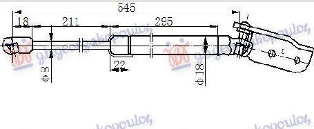 Amortizer gepeka (546L-600N)