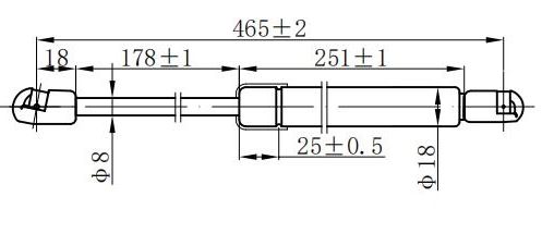 Amortizer haube (465L-285N)