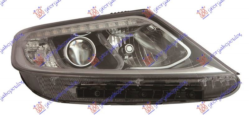 Far električni (H7/H7) s LED dnevnim svjetlom (E) (DEPO)