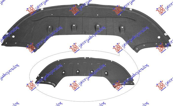Zaštita motora (PLASTIČNA) prednji plastični