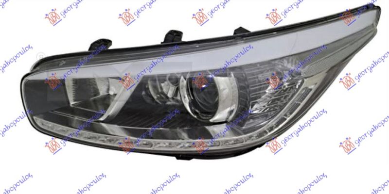 Far električni  (H7H7H7LED) s automatskim bočnim svjetlom  (LED DNEVNO SVJETLO)) (S MOTOROM) (E) (DEPO)