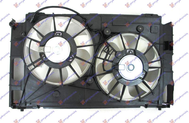 Ventilator hladnjaka komplet dupli