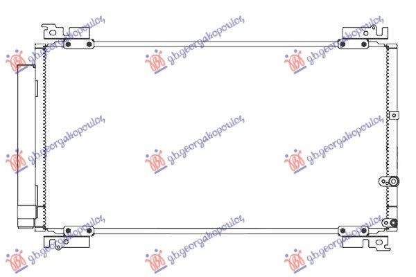 Hladnjak klime svi modeli dizel (640×340×16) (KOYO)