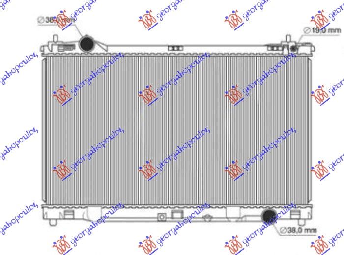 Hladnjak motora 2.0 vvt-i benzin automatik (722X400)