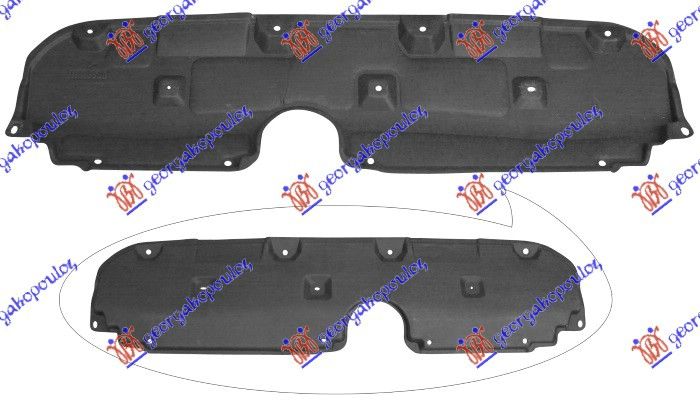 Zaštita motora (PLASTIČNA) prednji plastični