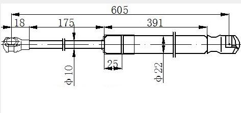 Amortizer gepeka (605L-675N)