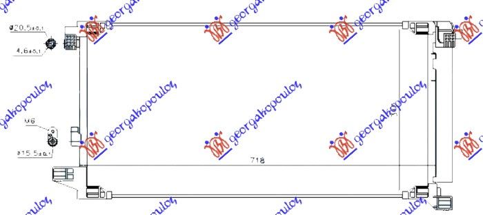 Hladnjak klime 2.0 benzin (718×341) (KOYO)