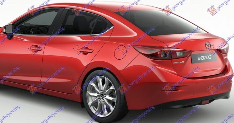 Stražnji branik grundiran (SEDAN)