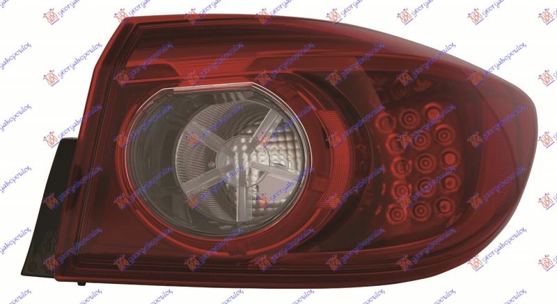 Štop lampa 4d vanjska LED (E)