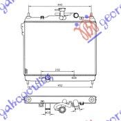 Hladnjak motora 1.5 crdi +/- klima (37,2X49,5X19)
