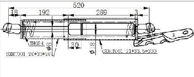 Amortizer gepeka (521L-760N)